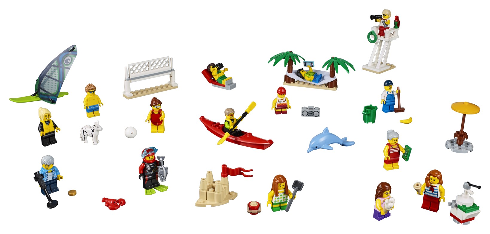 LEGO® CITY 60153 Sada postav - Zábava na pláži