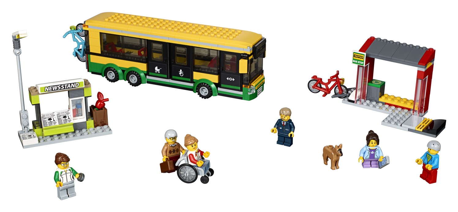LEGO CITY 60154 Zastávka autobusu