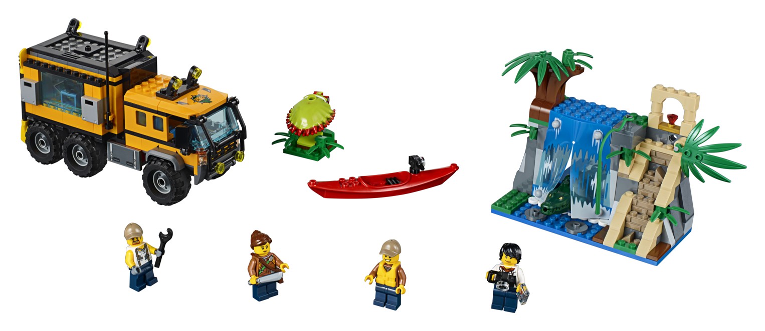 LEGO CITY 60160 Mobilní laboratoř do džungle
