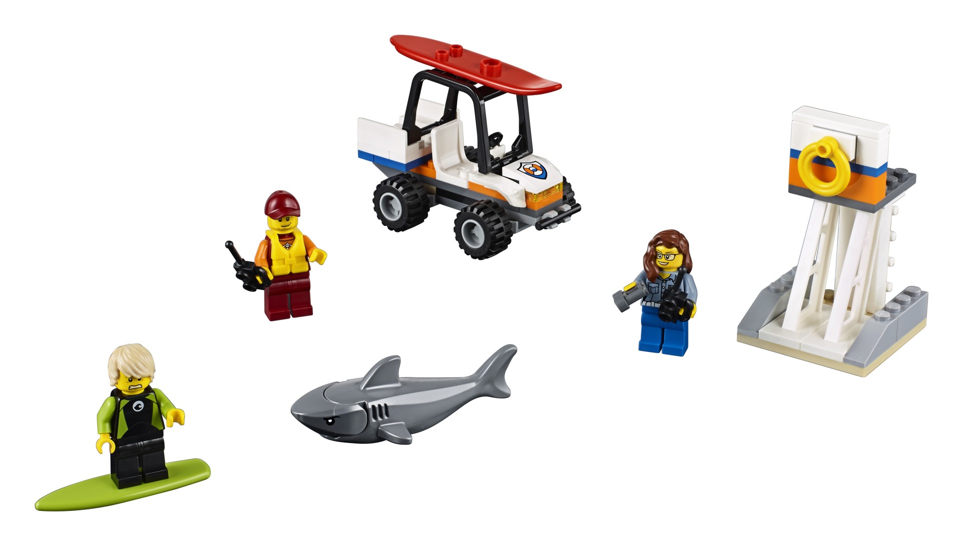 LEGO CITY 60163 Pobřežní hlídka - začátečnická sada