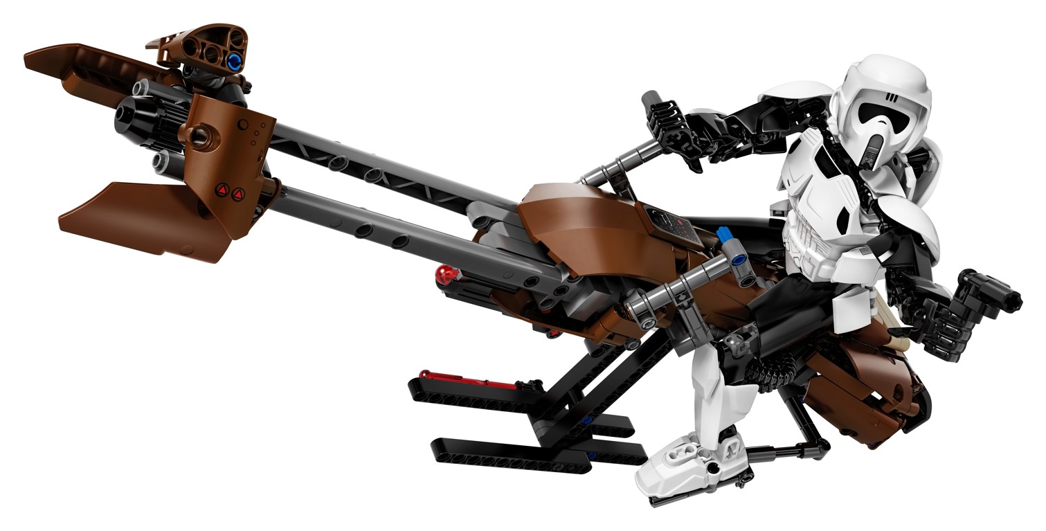 LEGO Star Wars 75532 Průzkumný voják a speederová motorka