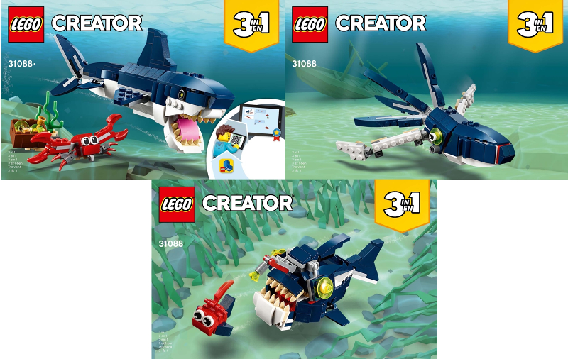 LEGO® Creator 31088 Tvorové z hlubin moří
