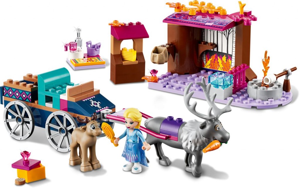 LEGO® FROZEN II 41166 Elsa a dobrodružství s povozem