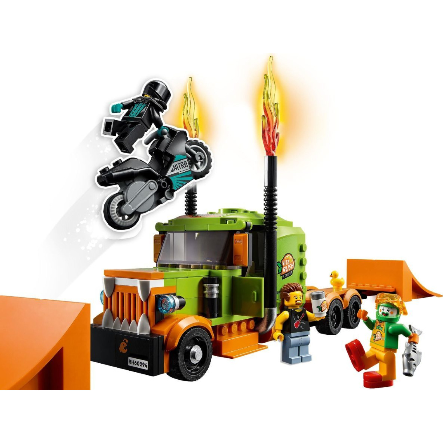 LEGO® CITY 60294 Kaskadérský kamión - poškozená krabice