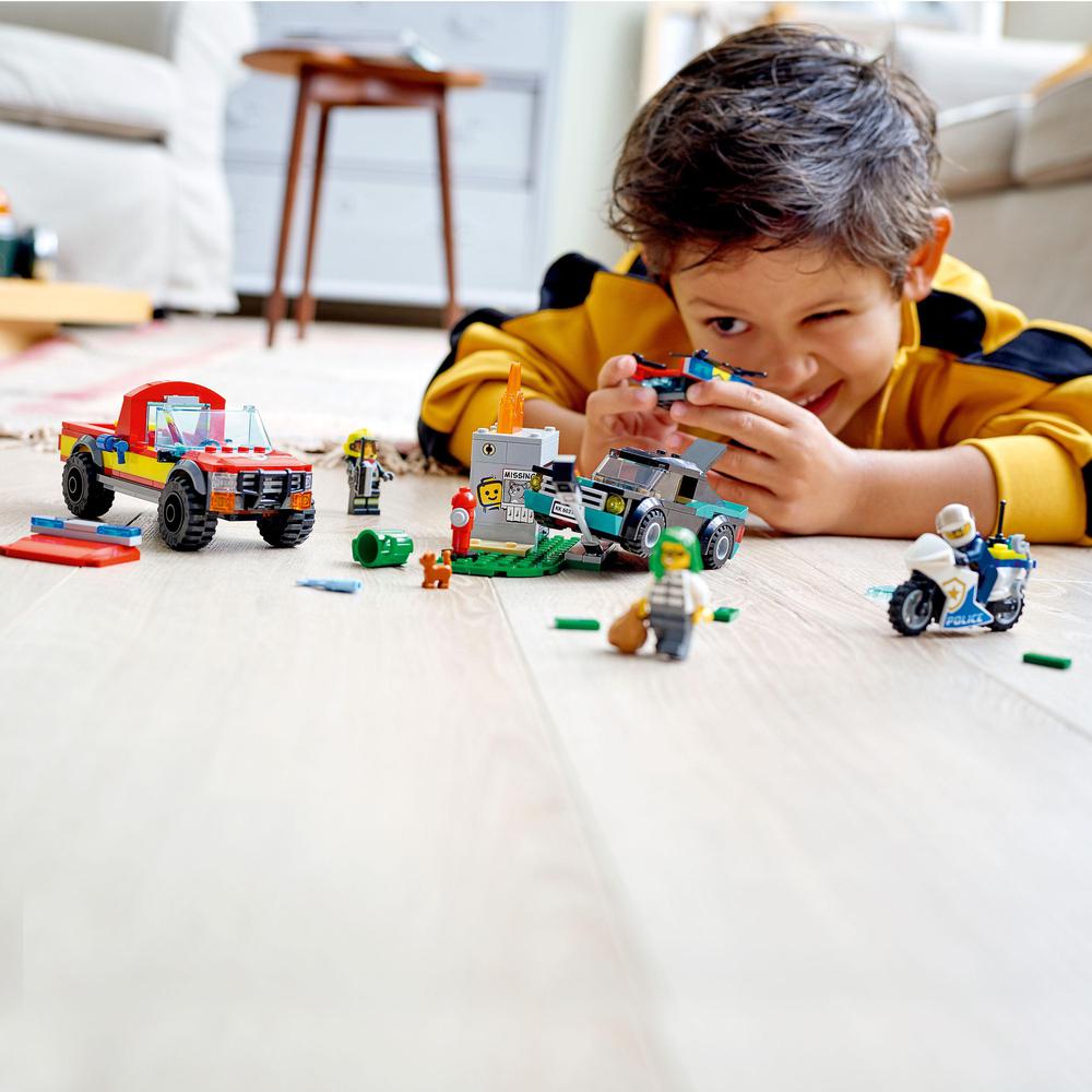 LEGO® City 60319 Hasiči a policejní honička