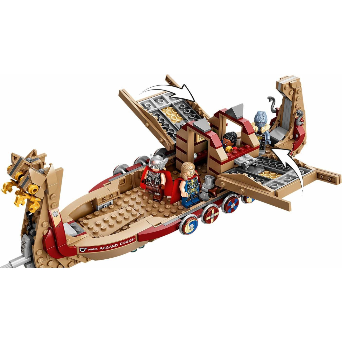LEGO® Marvel 76208 Loď s kozím spřežením
