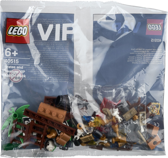 LEGO 40515 VIP doplňky – Piráti a poklady