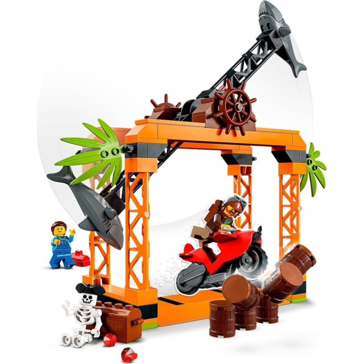LEGO® City 60342 Žraločí kaskadérská výzva