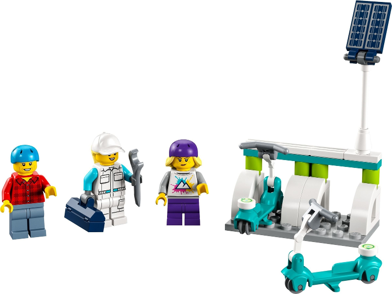 LEGO® City 40526 Elektrické koloběžky a dobíjecí stanice