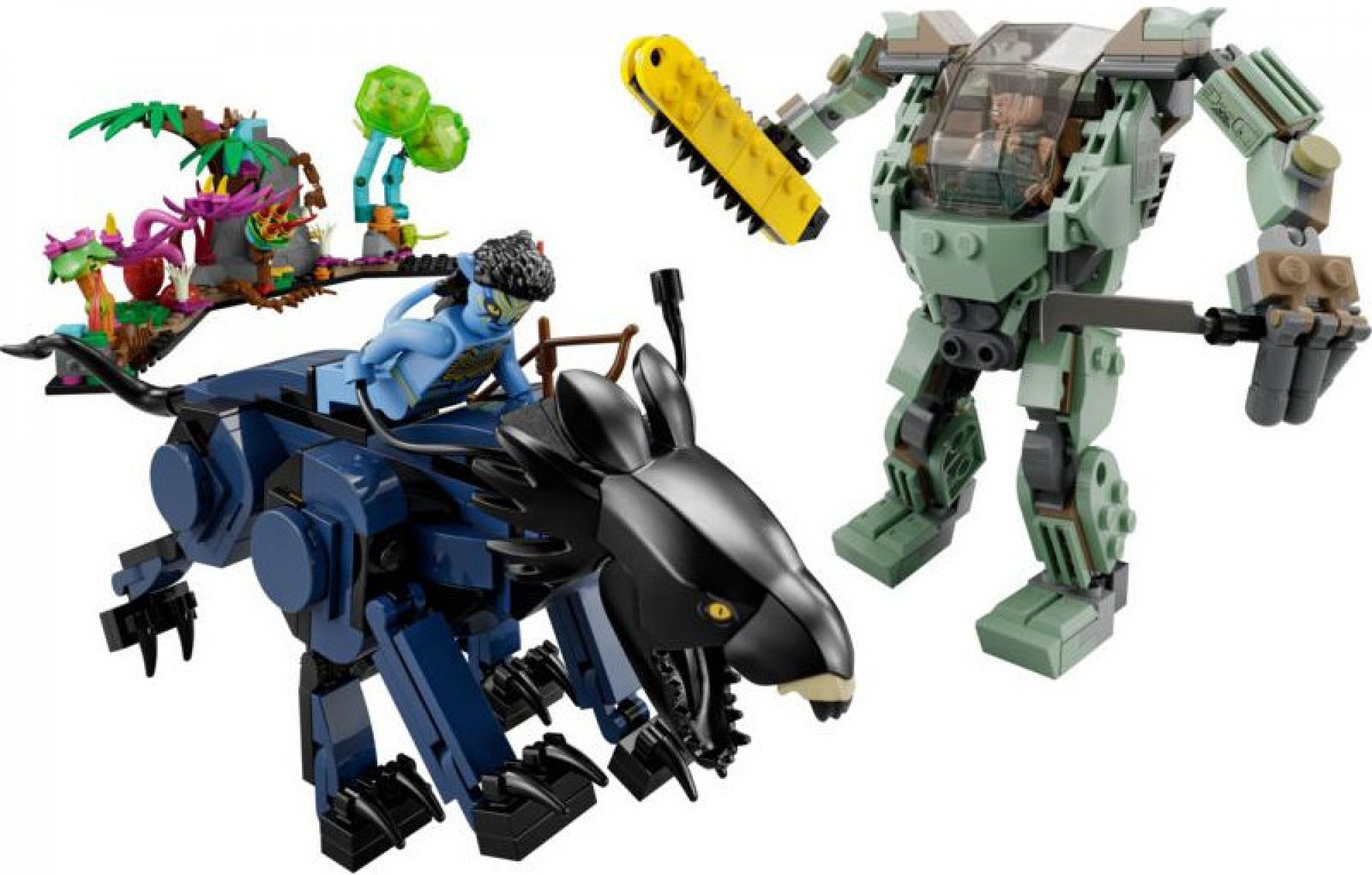 LEGO® Avatar 75571 Neytiri a thanator vs. Quaritch v AMP obleku