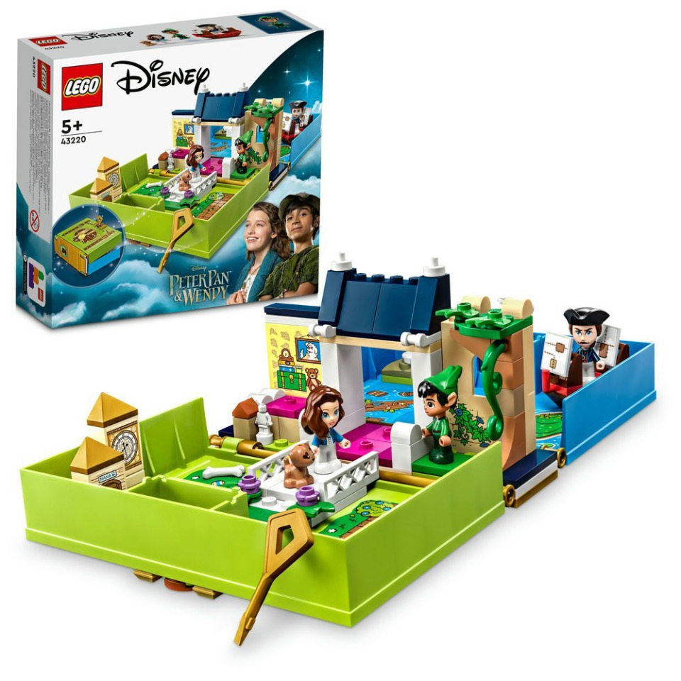 LEGO® Disney 43220 Petr Pan a Wendy a jejich pohádková kniha dobrodružství