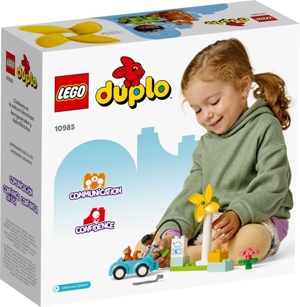 LEGO® DUPLO® 10985 Větrná turbína a elektromobil
