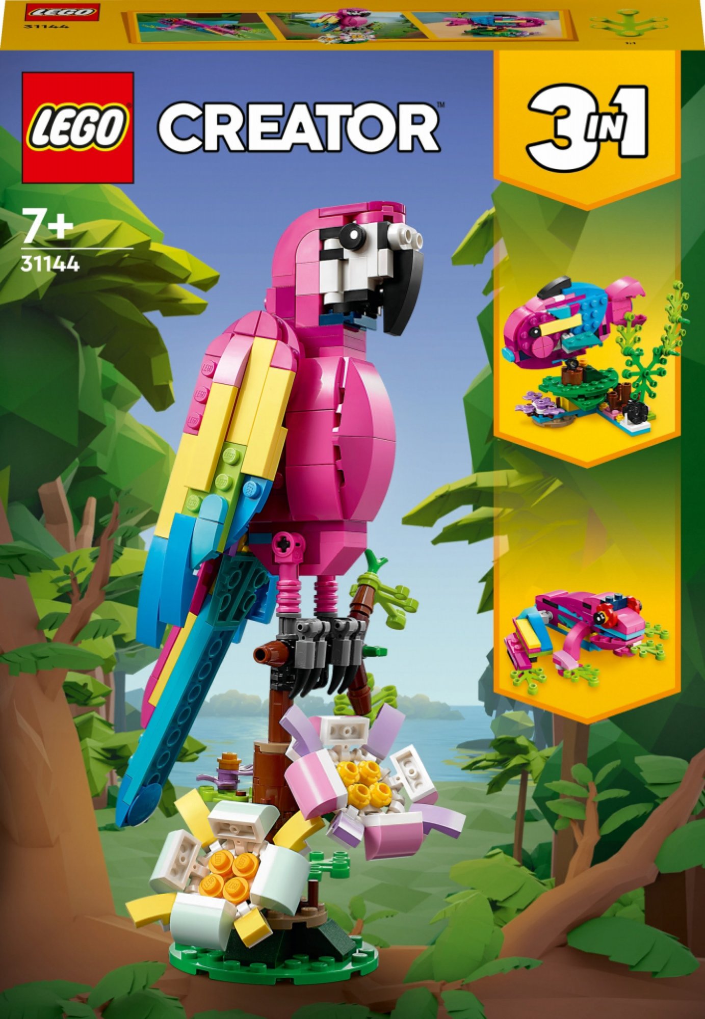 LEGO® Creator 31144 Exotický růžový papoušek