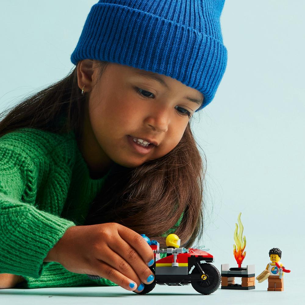 LEGO® CITY 60410 Hasičská záchranná motorka