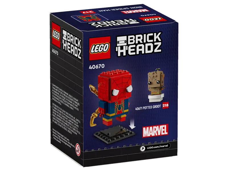 LEGO® Brickheadz 40670 Iron Spider-Man