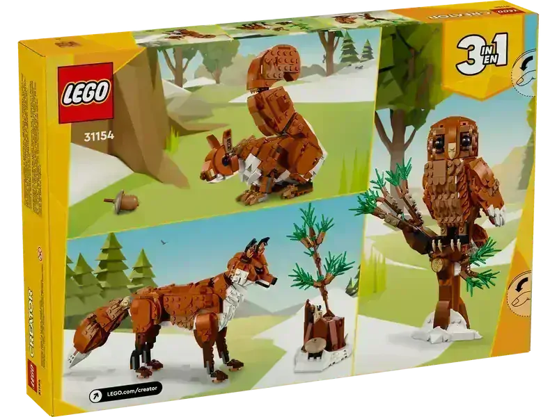 LEGO® Creator 31154 Zvířátka z lesa: Liška obecná