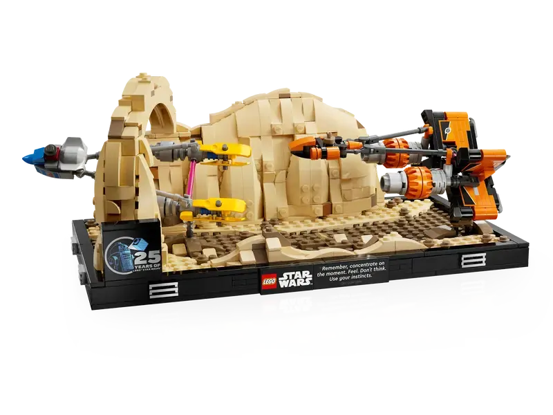 LEGO® Star Wars™ 75380 Závody kluzáků v Mos Espa – diorama