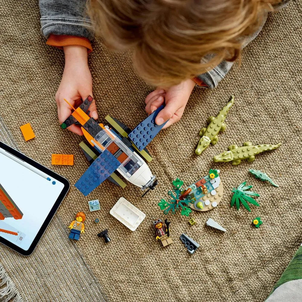 LEGO® City 60425 Hydroplán na průzkum džungle