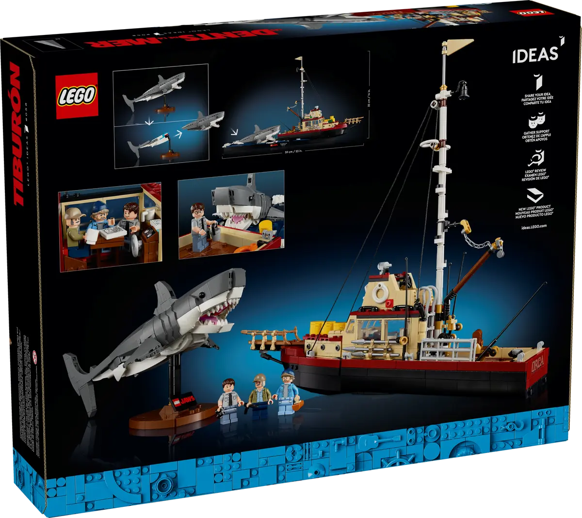 LEGO® Ideas 21350 Čelisti
