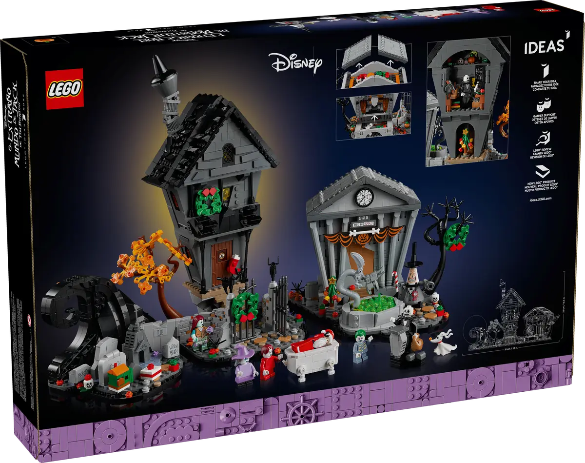 LEGO® Ideas 21351 Ukradené Vánoce Tima Burtona od Disneyho