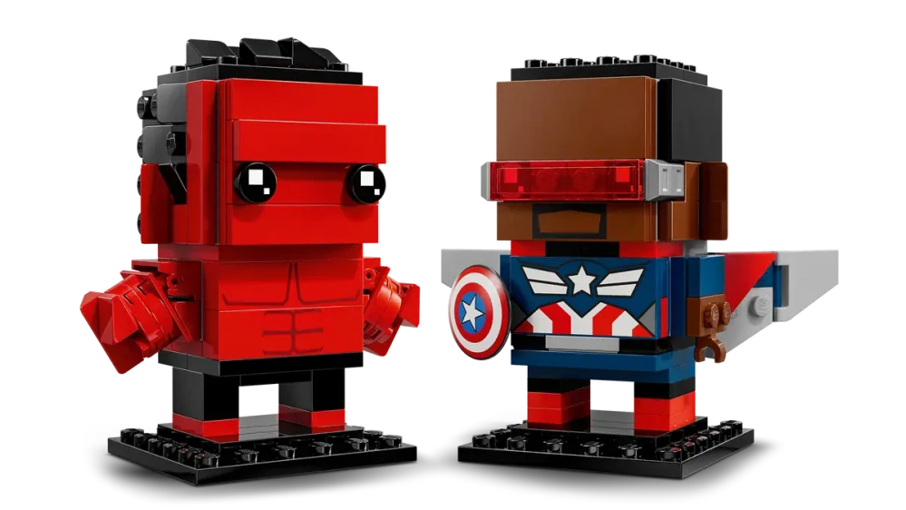 LEGO® BrickHeadz 40668 Kapitán Amerika a Červený Hulk