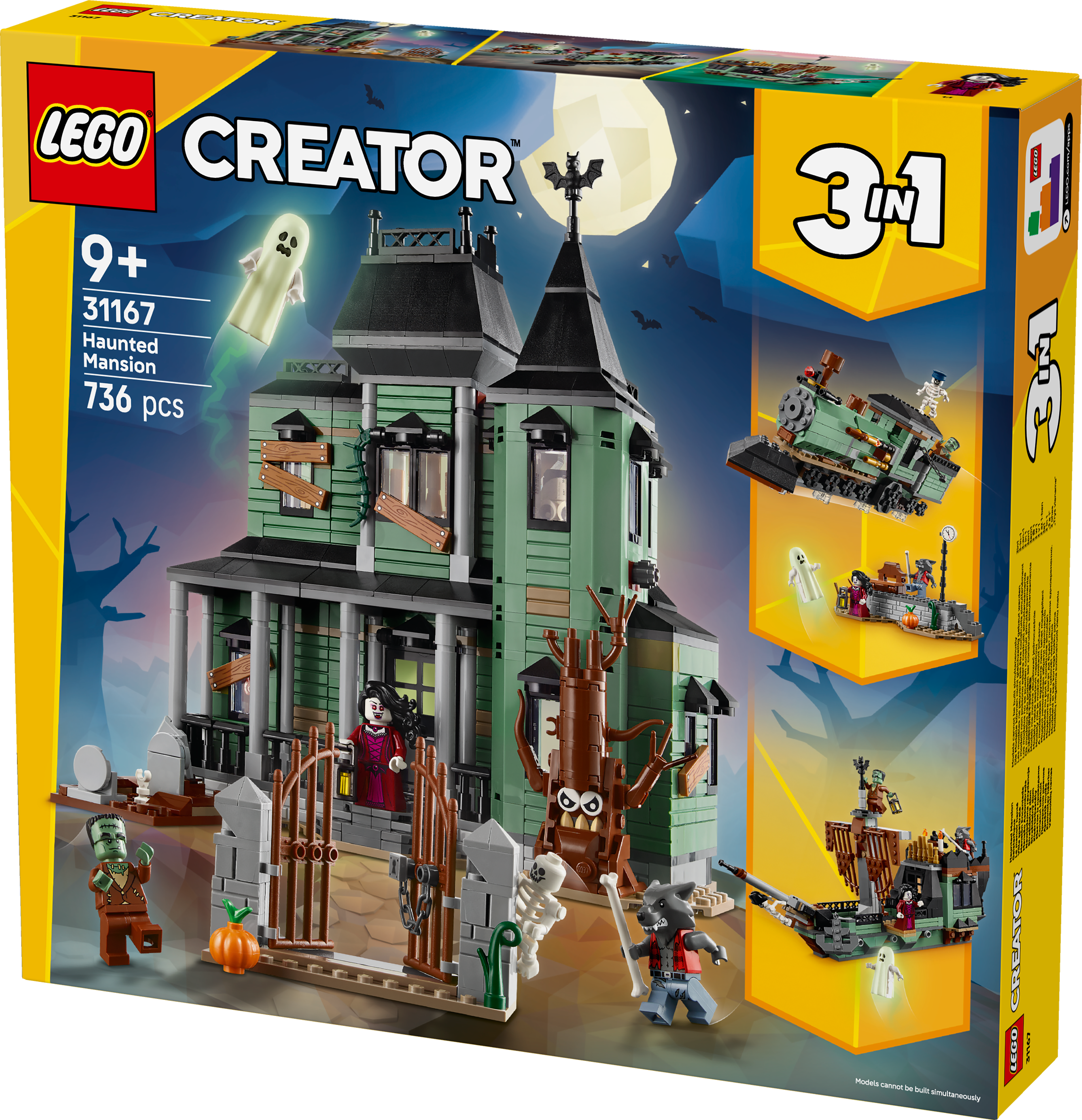 LEGO® Creator 3 v 1 31167 Strašidelný dům