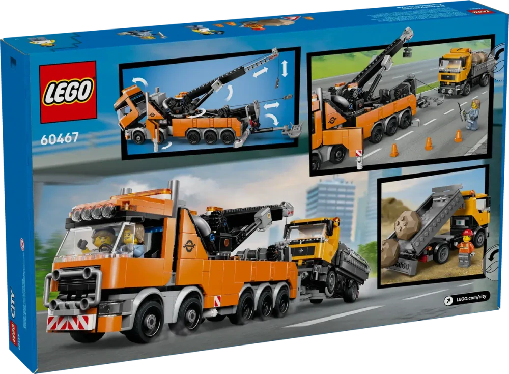LEGO® City 60467 Výkonný vyprošťovací odtahový vůz s jeřábem