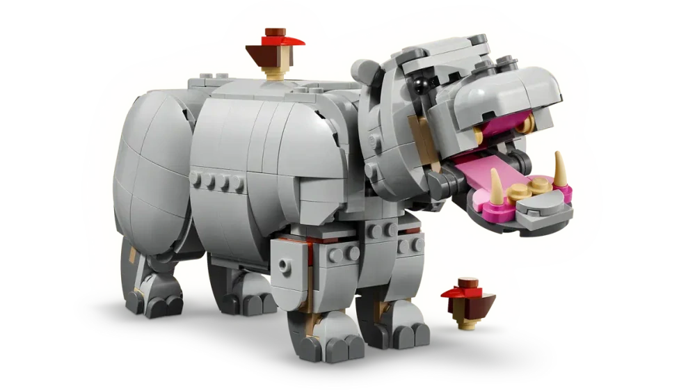 LEGO® 31171 CREATOR Divoká zvířata: Majestátní nosorožec s ptáčky