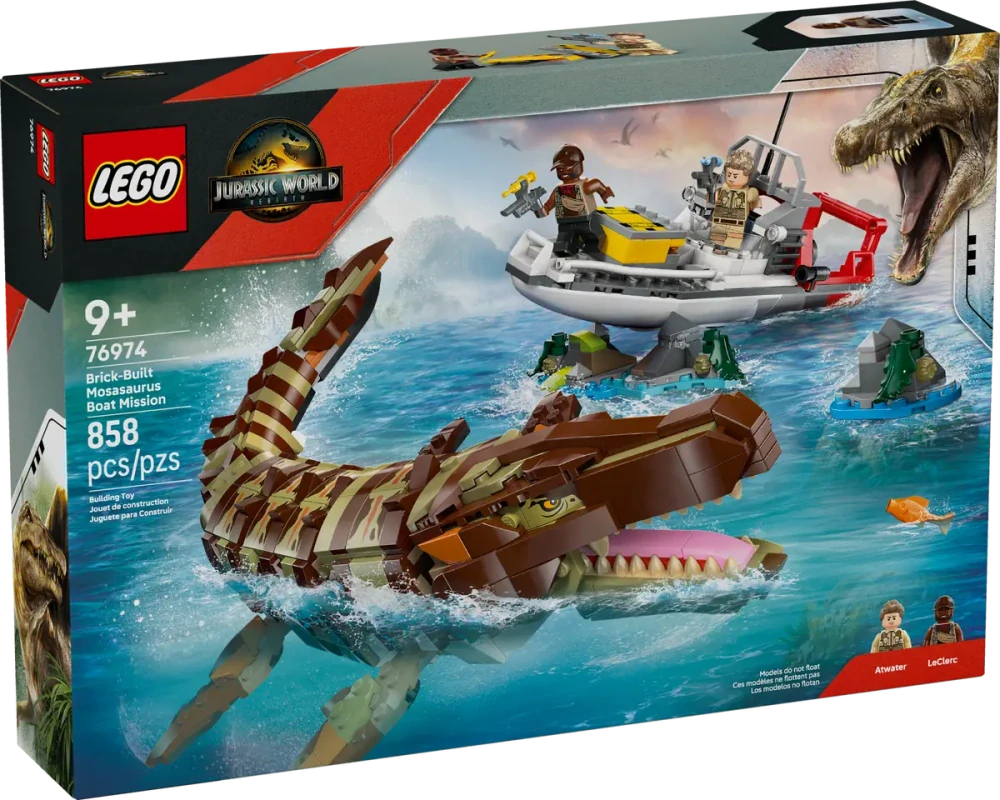 LEGO® Jurassic World 76974 Mise na lodi s mosasaurem