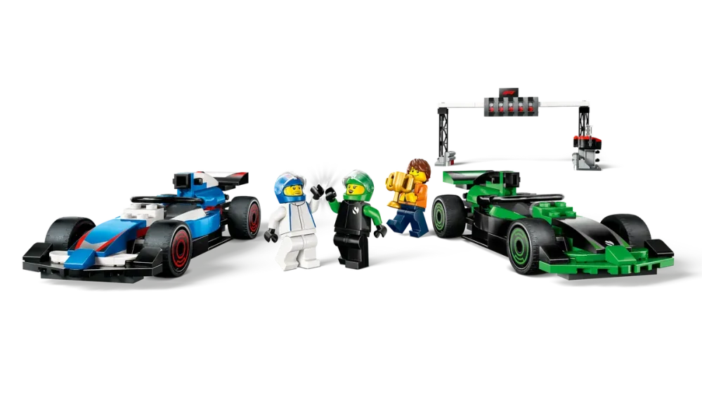 LEGO® City 60474 Padok F1 s formulemi VCARB a Sauber