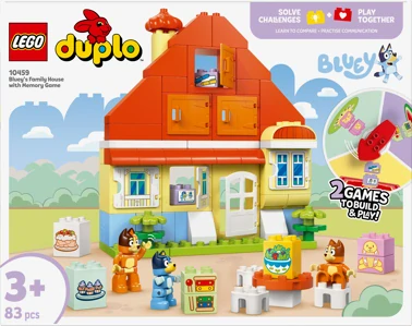 LEGO® DUPLO® 10459 Dům Bluey a paměťová hra