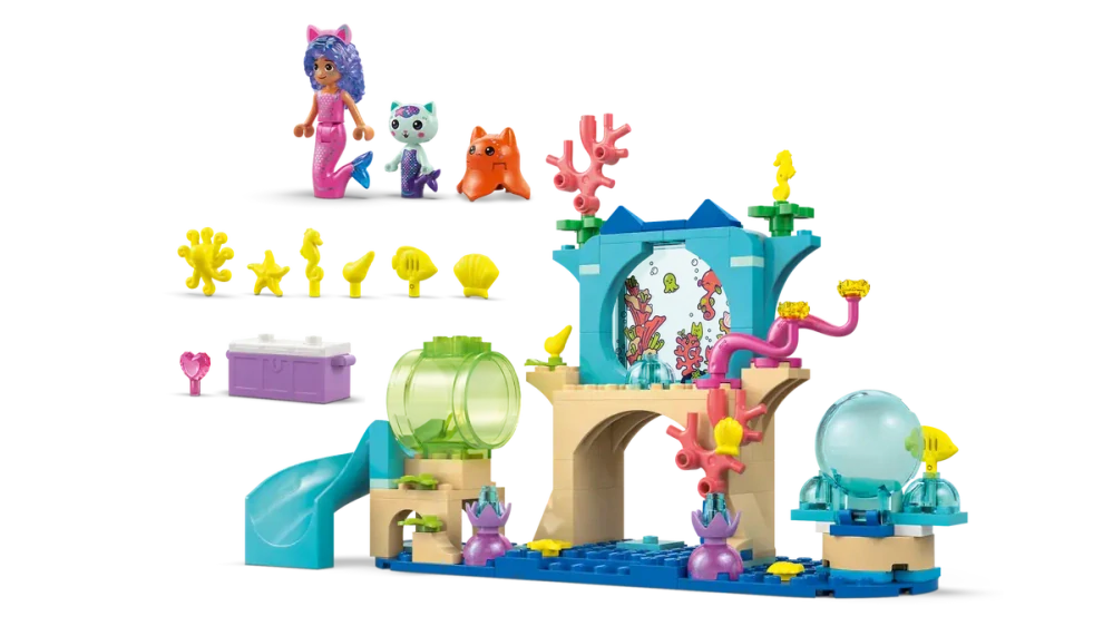 LEGO® Gabby’s Dollhouse 11204 Dobrodružství v akváriu mořské víly Gábi