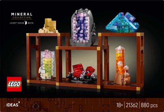 LEGO® Ideas 21362 Sbírka minerálů