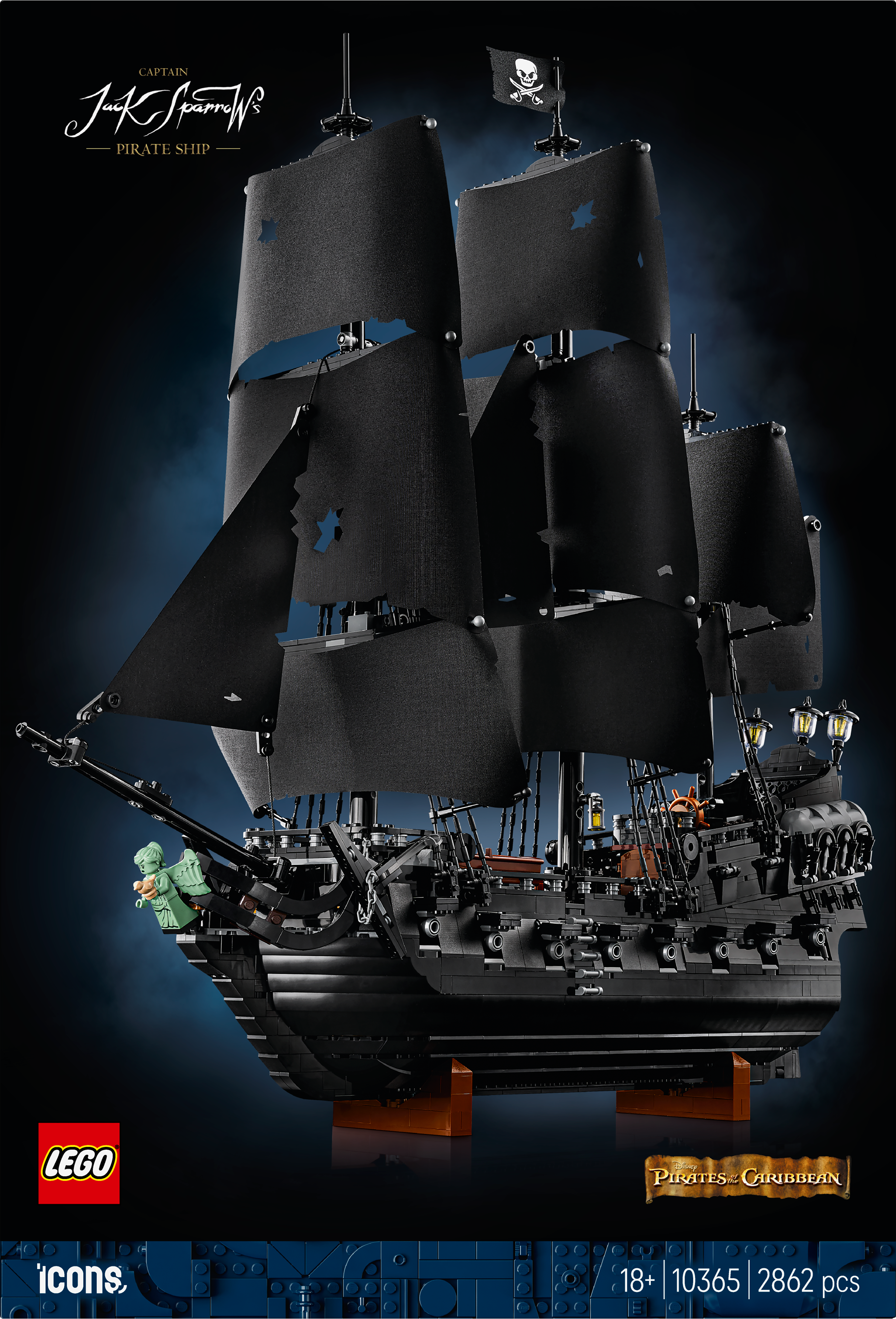 LEGO® Icons 10365 Pirátská loď kapitána Jacka Sparrowa