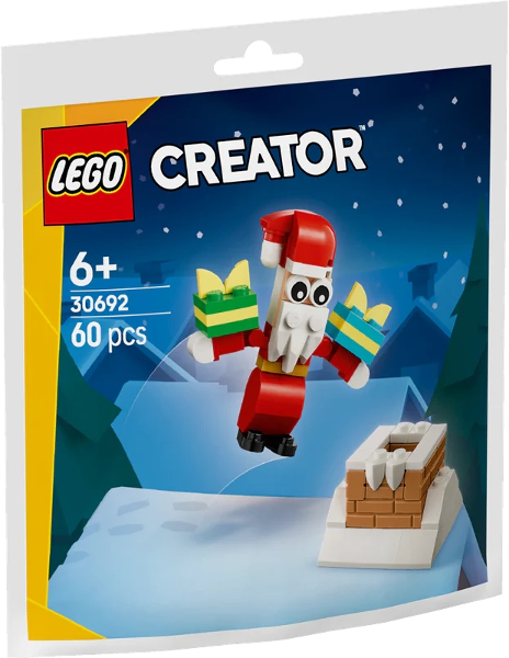 LEGO® 30692 CREATOR Santa u komína - vánoční zábava