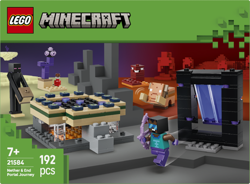 LEGO® Minecraft® 21584 Cesta portálem do Netheru a Endu