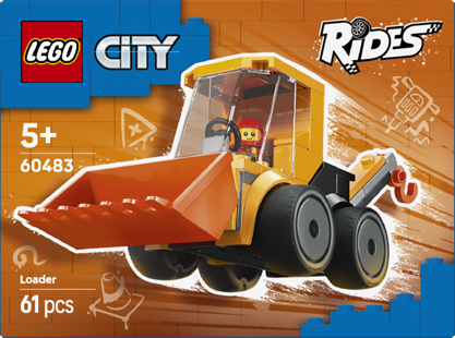 LEGO® City 60483 Autíčka – Stavební nakladač