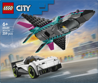 LEGO® City 60489 Tryskáč vs. auto