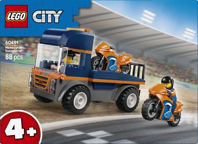LEGO® City 60491 Kamion na přepravu motorek