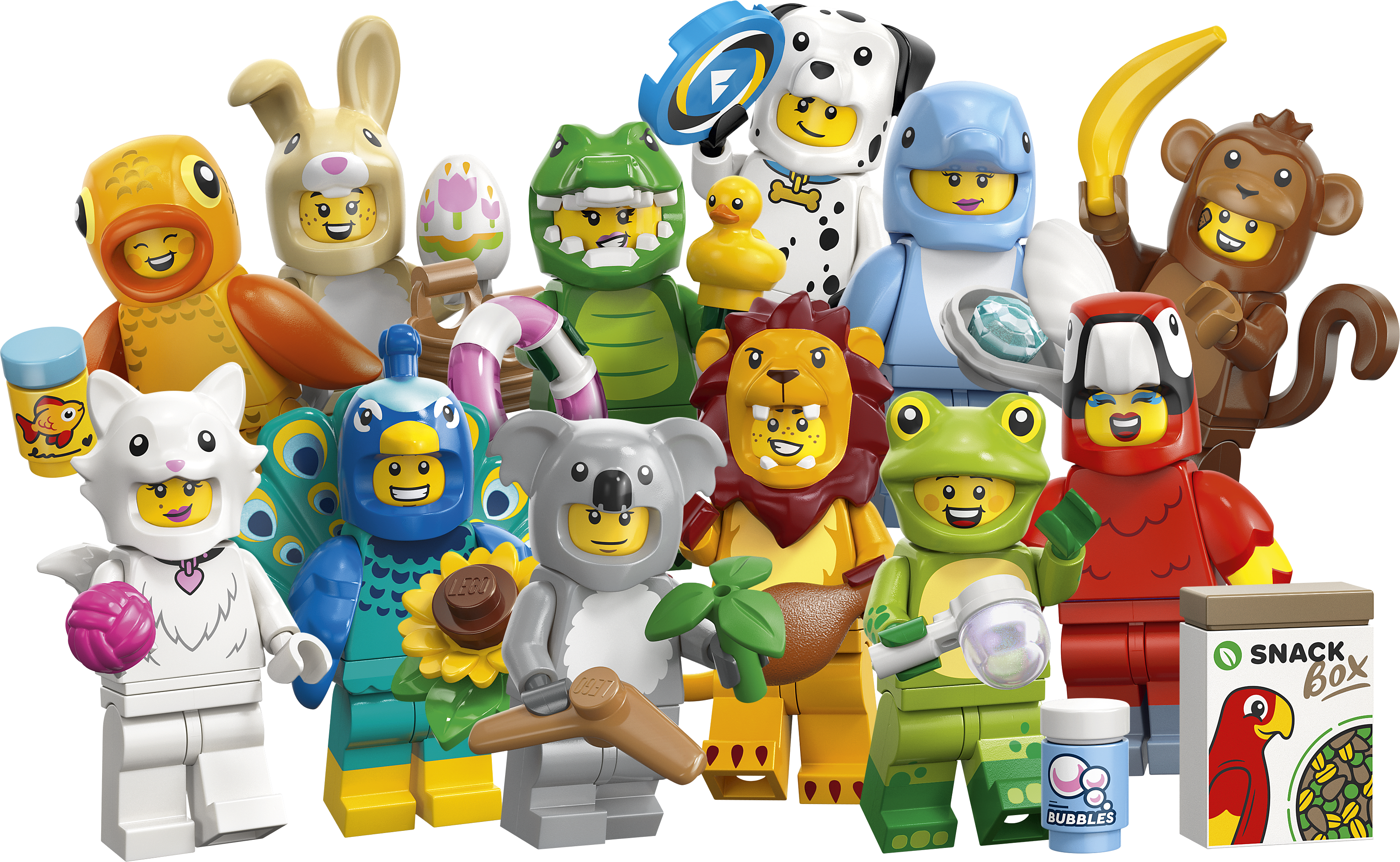LEGO® Minifigurky 71051 28. série – zvířata - Originální box 24 ks minifigurek