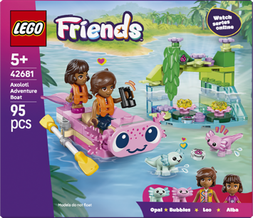 LEGO® Friends 42681 Dobrodružný člun s axolotly