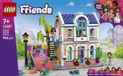 LEGO® Friends 42687 Liann a její rodinný dům