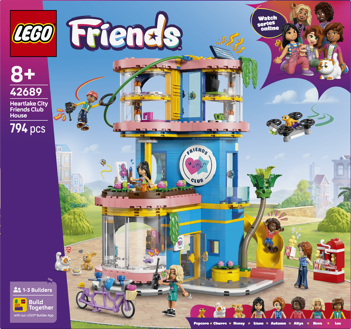 LEGO® Friends 42689 Klubovna pro kamarády v městečku Heartlake