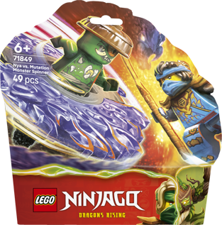 LEGO® NINJAGO® 71849 Nya vs. spinner zmutované příšery