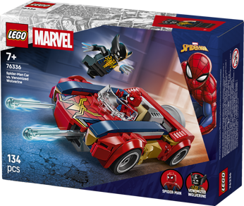 LEGO® | Marvel 76336 Spider-Man a auto vs. venomizovaný Wolverine