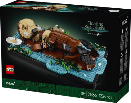 LEGO® Ideas 21366 Plavající mořské vydry