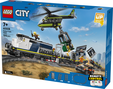 LEGO® City 60508 Loupež v policejním vlaku