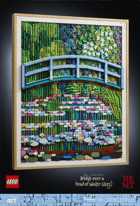 LEGO® Art 31220 Claude Monet – Most nad jezírkem s lekníny