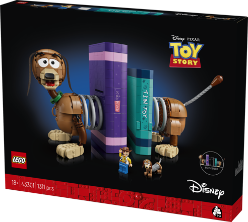 LEGO® Disney Pixar 43301 Knižní zarážky: Slinky z filmu Toy Story
