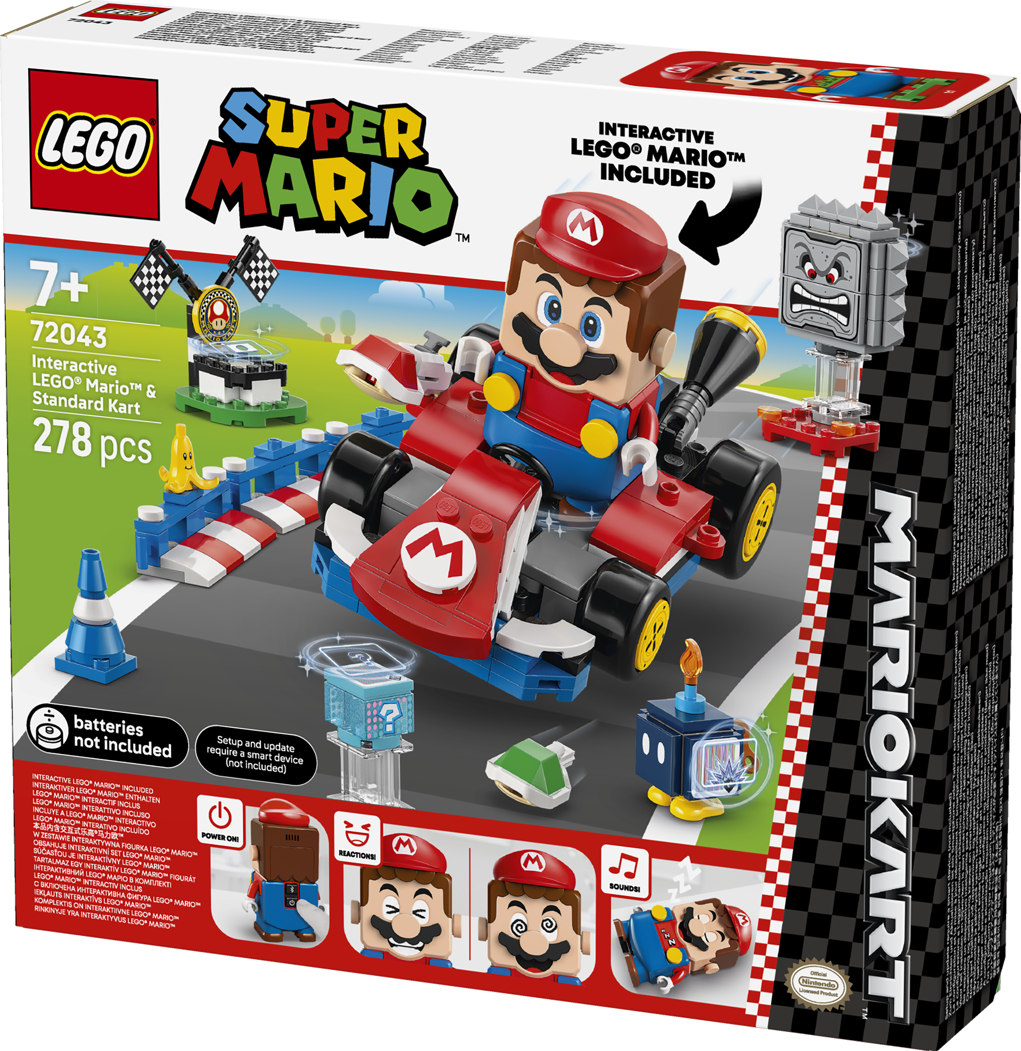 LEGO® Super Mario™ 72043 Interaktivní Mario™ a Standard Kart